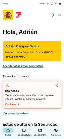 Captura 2 de Importass Seguridad Social