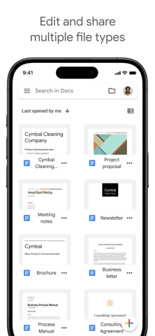 Captura 2 de Documentos de Google